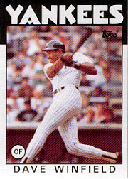 1986 Topps Baseball Cards      070      Dave Winfield